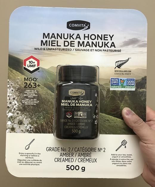 特价！麦卢卡蜂蜜UMF10+（manuka） Costco版 500g 温哥华直邮 商品图2