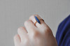 一叶舟·多米尼加蓝珀18K玫瑰金戒指 商品缩略图4