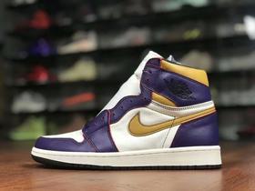 Air Jordan 1 Retro High 刮刮乐  湖人 可刮