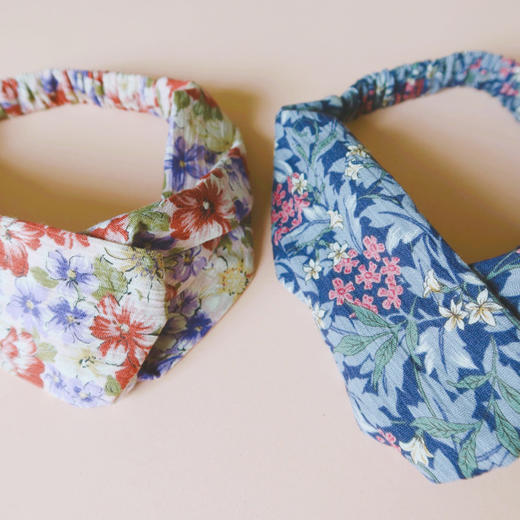 HUGOJIRO窄版发带插画in full bloom 商品图0