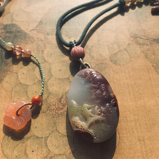 山水之间盐源玛瑙挂链 商品图1