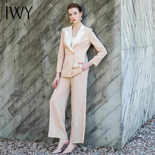 IWY/杏色衬衫香槟色上衣长裤半裙套装201046B1+C1+P2+S3 商品图1