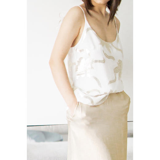 CG｜Round Neck Tank TOP [真丝吊带上衣] 商品图10