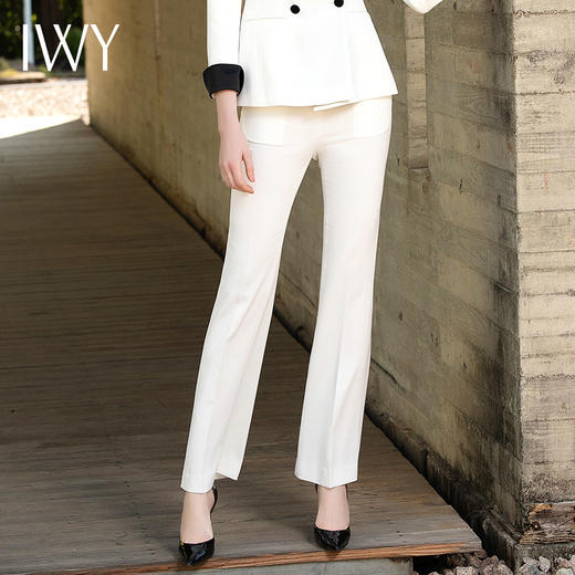 IWY/白色七分袖西服长裤套装201019C1+201019P1 商品图8
