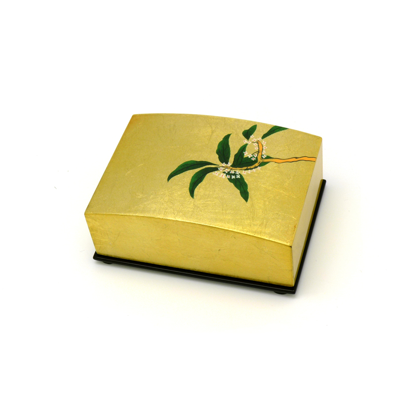 【梵谷漆器】彩绘漆艺小收藏盒（花语/荷花/梅花）