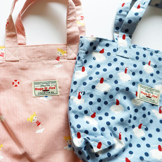 HUGOJIRO经典手拎包插画夏日元素 商品图0