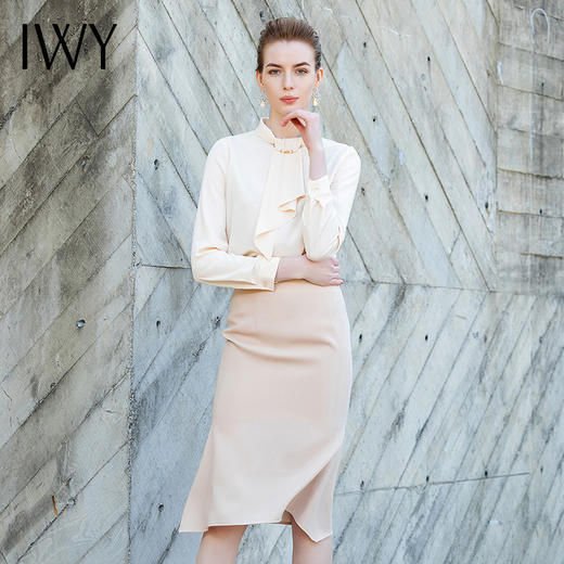 IWY/杏色衬衫香槟色上衣长裤半裙套装201046B1+C1+P2+S3 商品图9