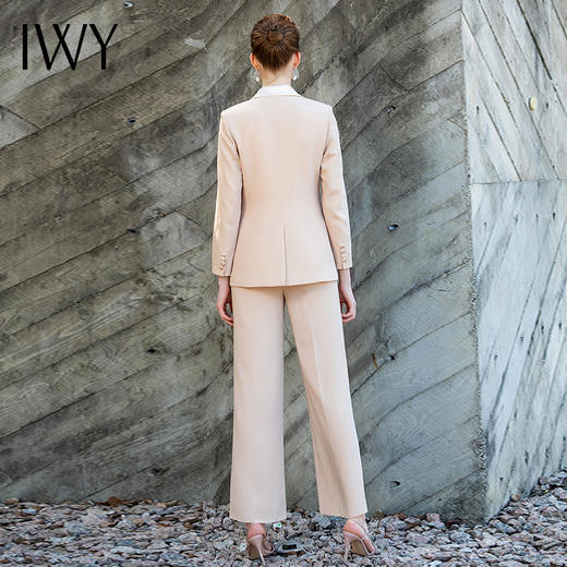 IWY/杏色衬衫香槟色上衣长裤半裙套装201046B1+C1+P2+S3 商品图2