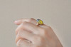 悦 多米尼加蓝珀18K玫瑰金镶钻戒指 商品缩略图4