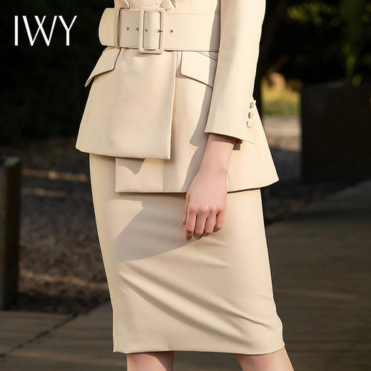IWY/杏色西装长裤半裙套装201047C1+P2+S1 商品图11