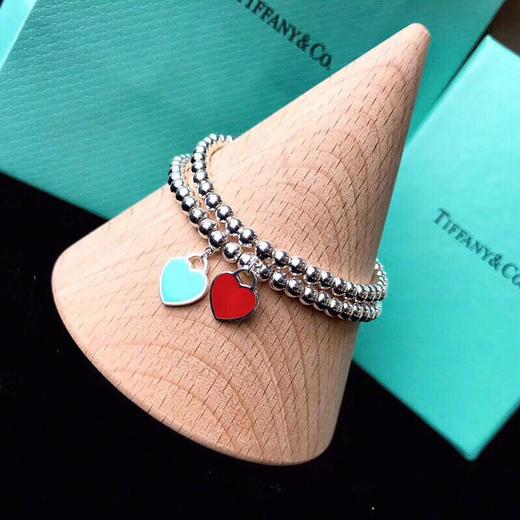 蒂芙尼  Tiffany 心形手链  有一种蓝叫Tiffany 大概每个女生都想拥有它吧  纯净的心~ 商品图1