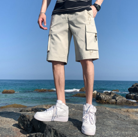 【服饰鞋包】男士运动休闲裤 时尚潮男裤子透气棉料工装裤男短裤