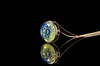 多米尼加蓝珀18K玫瑰金  简镶吊坠 准提神咒 能量系列 商品缩略图2