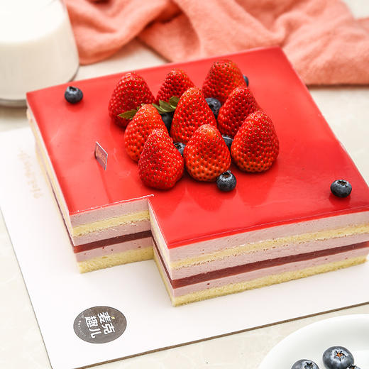 双莓乳酪慕斯bilberrymousse