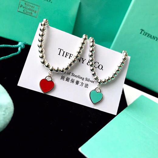 蒂芙尼  Tiffany 心形手链  有一种蓝叫Tiffany 大概每个女生都想拥有它吧  纯净的心~ 商品图2