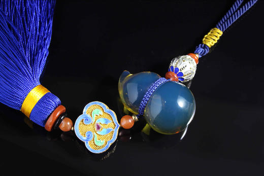 吉祥葫芦·墨西哥蓝珀 立体葫芦挂件车挂 商品图5