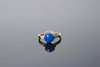 小鲁班 多米尼加蓝珀18K玫瑰金镶钻戒指 王者荣耀 商品缩略图2
