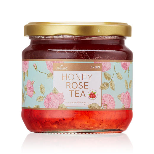 罗莎多丽蜂蜜玫瑰茶450g(蔓越莓） 商品图0