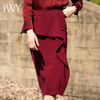 IWY/酒红色衬衫西装长裤半裙套装201044C1+S1+B1+P2 商品缩略图13