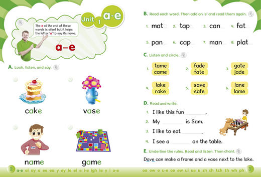 丽声瑞格叔叔自然拼读法3（可点读）（配光盘） 美音 商品图2