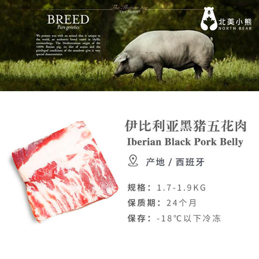 伊比利亚黑猪肉 去皮去骨五花肉片 #上海仓 商品图1