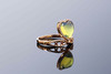 心慕·多米尼加蓝珀18K玫瑰金镶钻戒指 商品缩略图1
