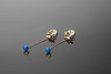 流星·多米尼加蓝珀18K玫瑰金镶钻耳饰 小清新 商品缩略图0