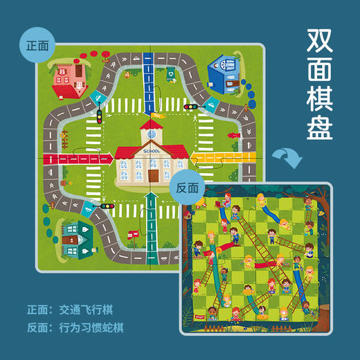 TOI图益飞行棋蛇棋儿童玩具3-4-6岁亲子桌面游戏认知桌游棋类 商品图5