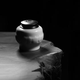 龙德堂陶艺 莲花青瓷 茶叶罐 (库存请咨询客服)