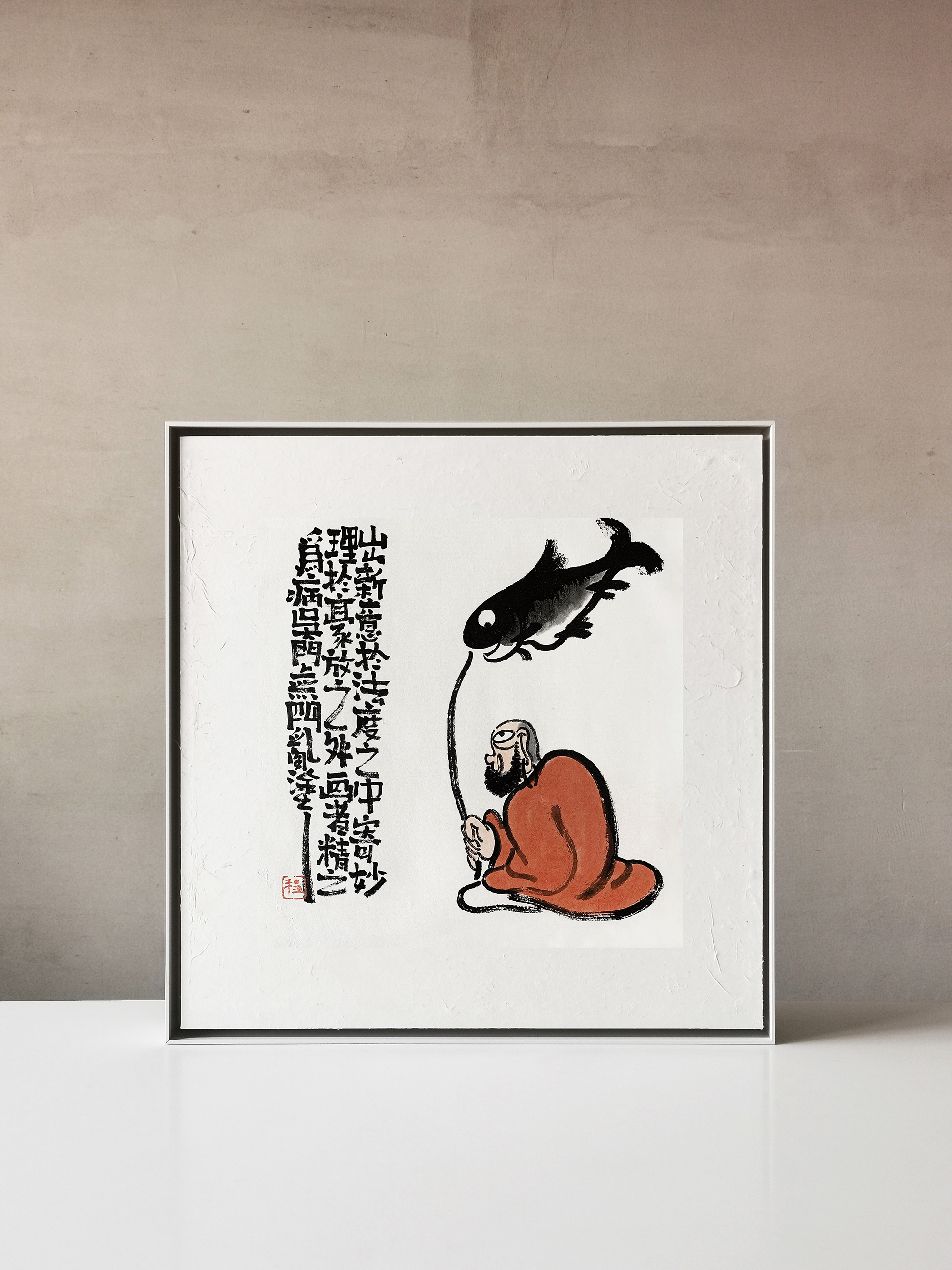 【自言自语 · 05-秋一水墨原作】