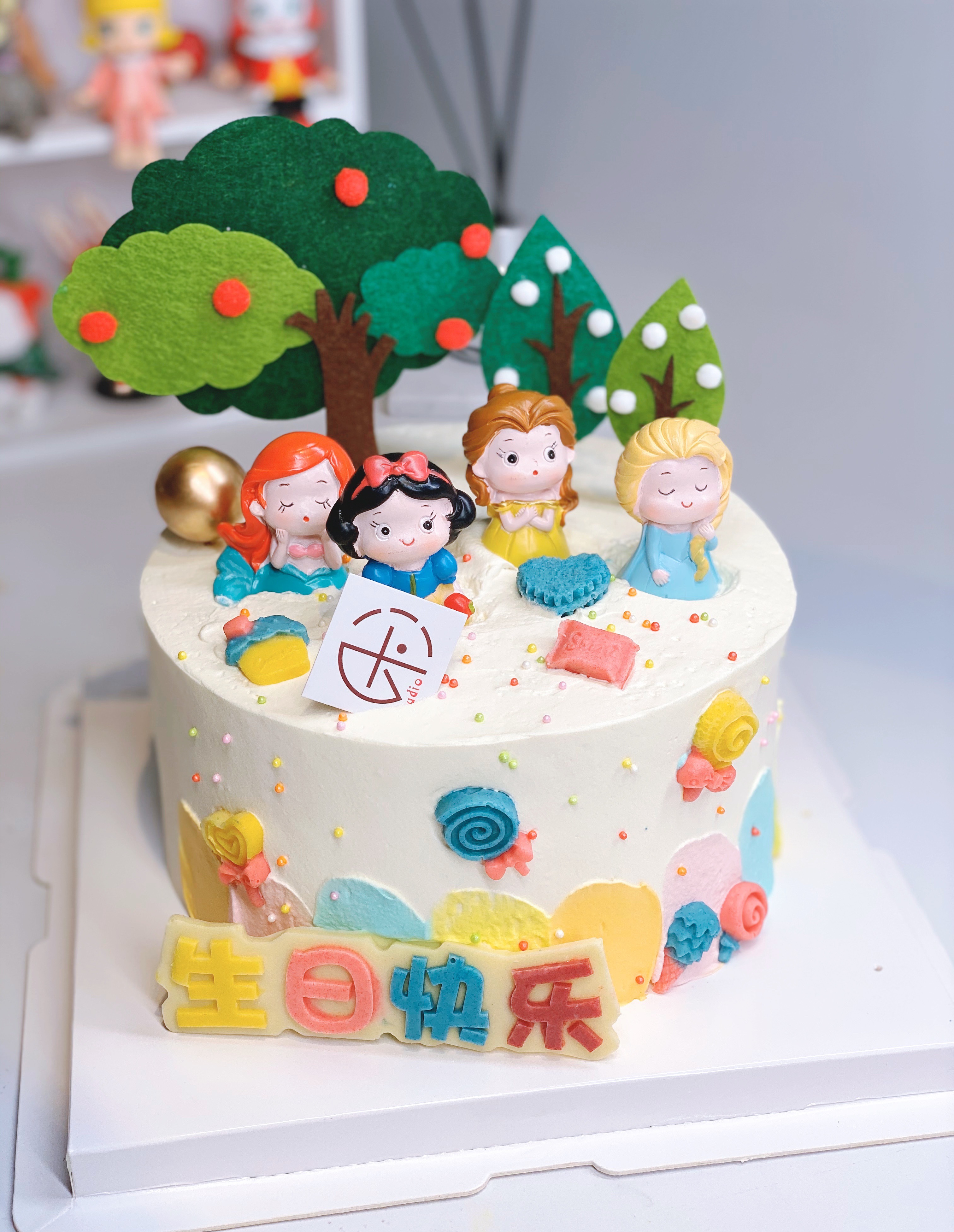 6-8寸 迪斯尼的公主们