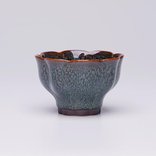 龙德堂陶艺 范泽锋烧 星月 天目盏《玉堂春》(库存请咨询客服) 商品图7