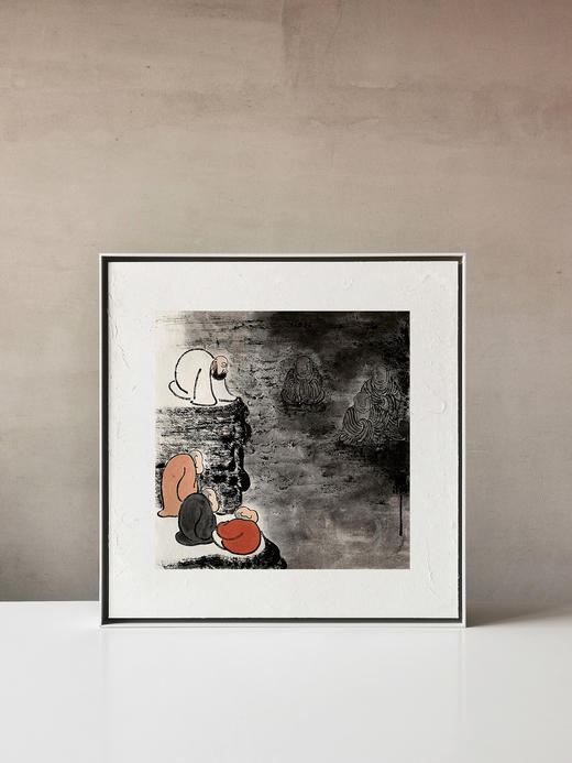 【观佛 · 05-秋一水墨原作】 商品图0