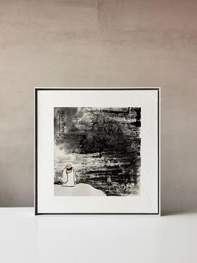 【观佛 · 04-秋一水墨原作】