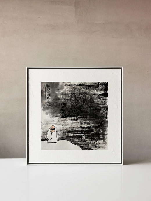 【观佛 · 04-秋一水墨原作】 商品图0