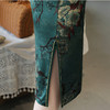MQ-18Q331夏季中长款短袖老上海复古改良新式旗袍YY 商品缩略图4