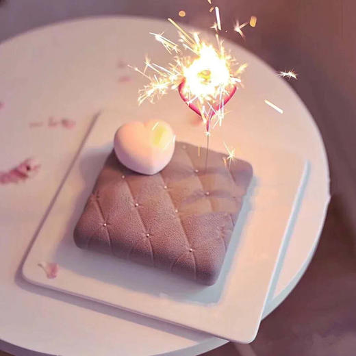 抖音网红烟花蜡烛 发光生日帽子 网红镂空心形蜡烛 镂空五角星蜡烛 莱源西饼蛋糕