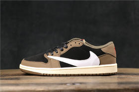 乔丹/Air Jordan aj1 AJ1 Travis Scott xAir Jordan 1 Low OG SP 倒勾北卡蓝倒勾红脚趾倒勾