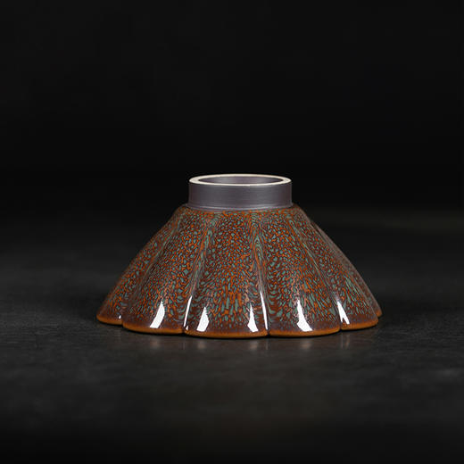 龙德堂陶艺 范泽锋烧 星月 天目盏《夜上海》(库存请咨询客服) 商品图4