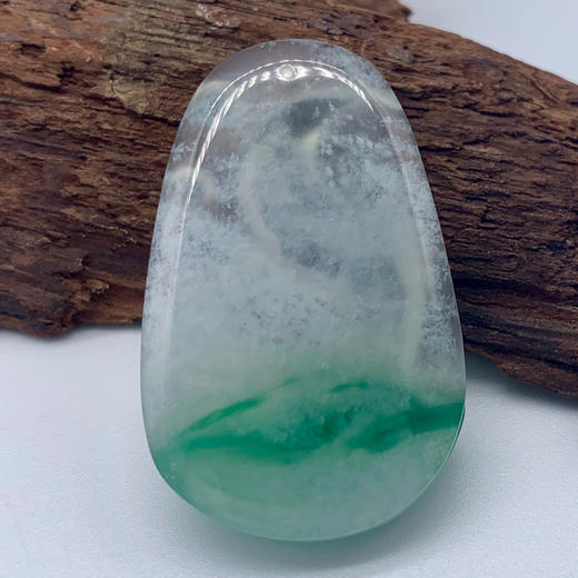 派瑞翡翠 翡翠挂件 冰种 飘花 商品图1