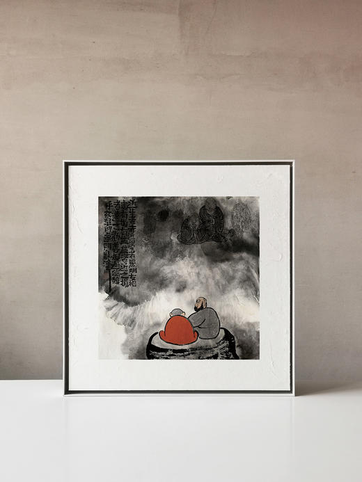 【观佛 · 06-秋一水墨原作】 商品图0