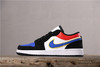 aj1 AJ1 乔丹1代 乔1 乔1低帮系列Air Jordan 1 Low 黑紫金蓝勾 粉脚趾黑紫金紫勾 商品缩略图0