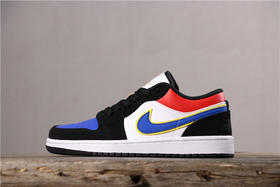 aj1 AJ1 乔丹1代 乔1 乔1低帮系列Air Jordan 1 Low 黑紫金蓝勾 粉脚趾黑紫金紫勾
