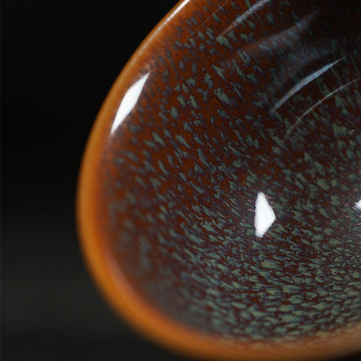 龙德堂陶艺 范泽锋烧 星月 天目盏《凌寒暗香》 库存请咨询客服 商品图3