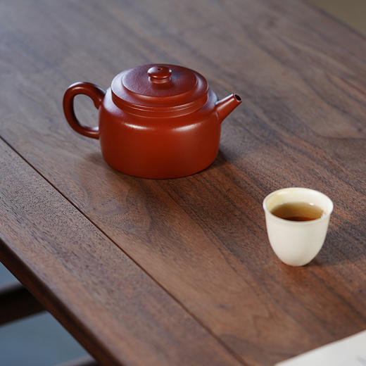 龙德堂陶艺 吴水勤制 《玉璟》 240cc 大红袍 (库存请咨询客服) 商品图1