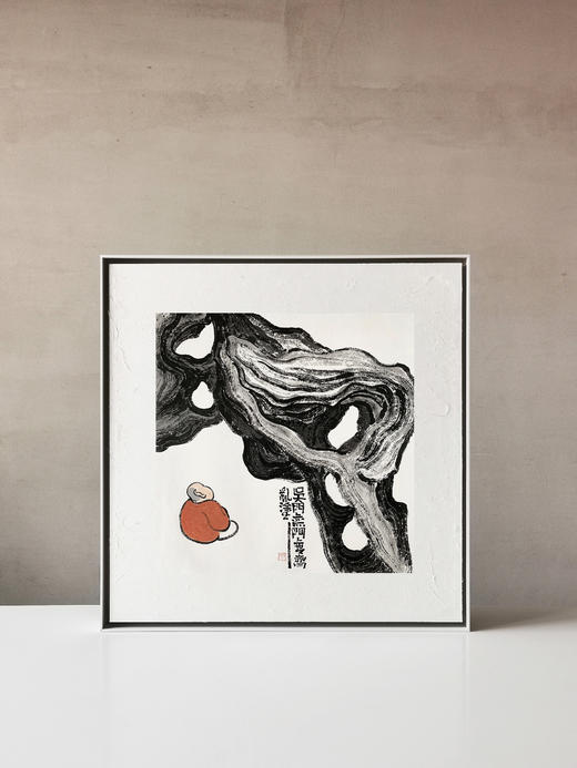 【问石 · 01-秋一水墨原作】 商品图0