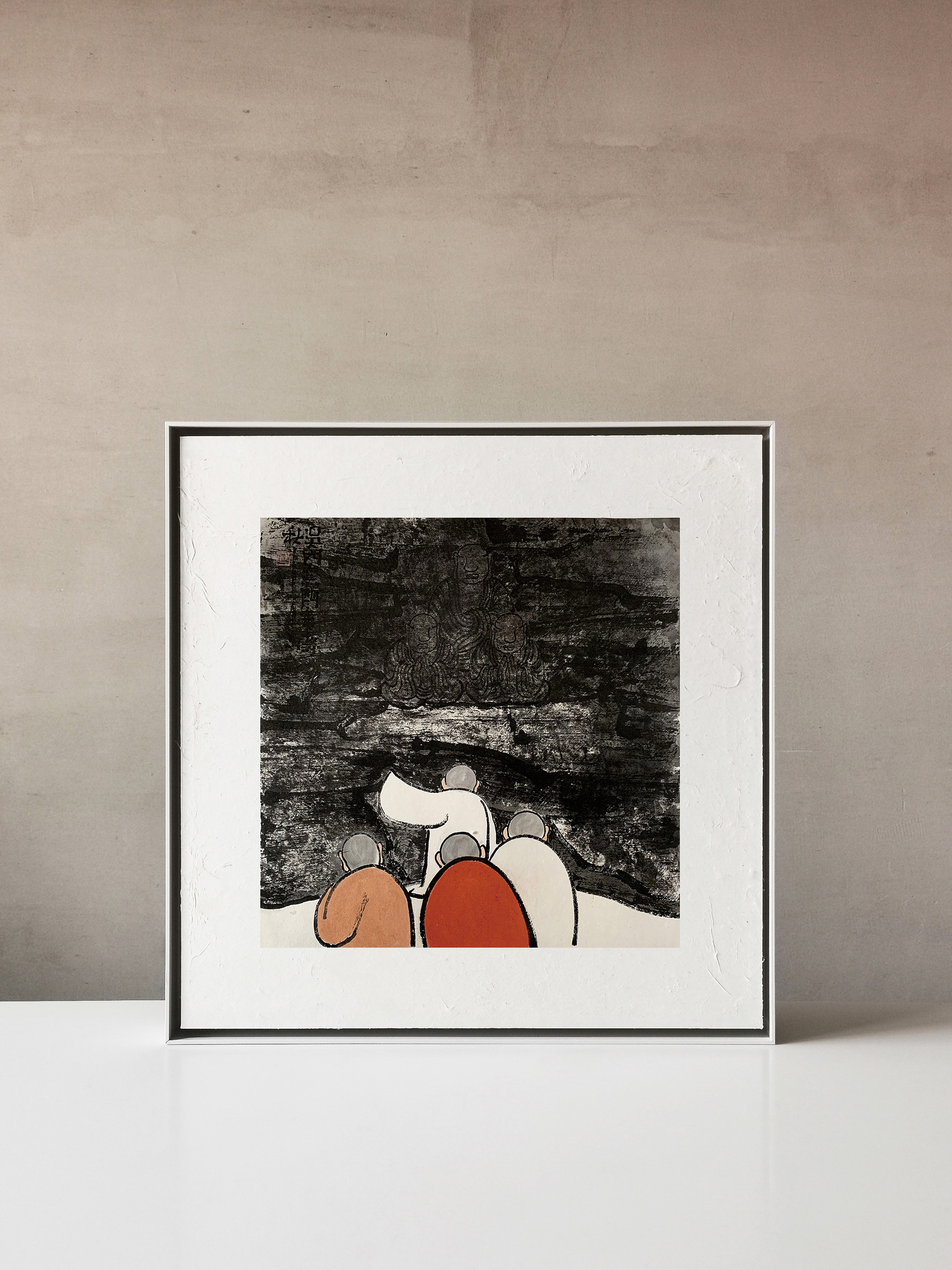 【观佛 · 02-秋一水墨原作】