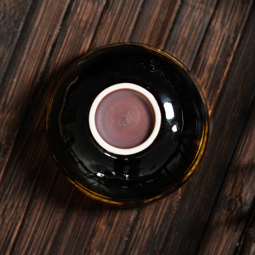 龙德堂陶艺 范泽锋烧 星月 金边玳瑁祥云天目盏 (库存请咨询客服) 商品图3