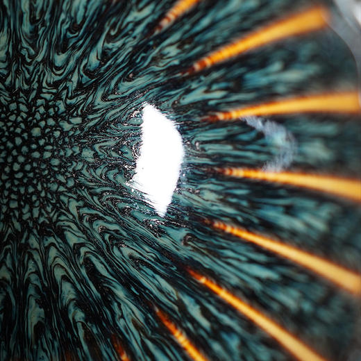 龙德堂陶艺 范泽锋 《菊颂》星月盏 库存请咨询客服 商品图4