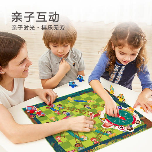 TOI图益飞行棋蛇棋儿童玩具3-4-6岁亲子桌面游戏认知桌游棋类 商品图6